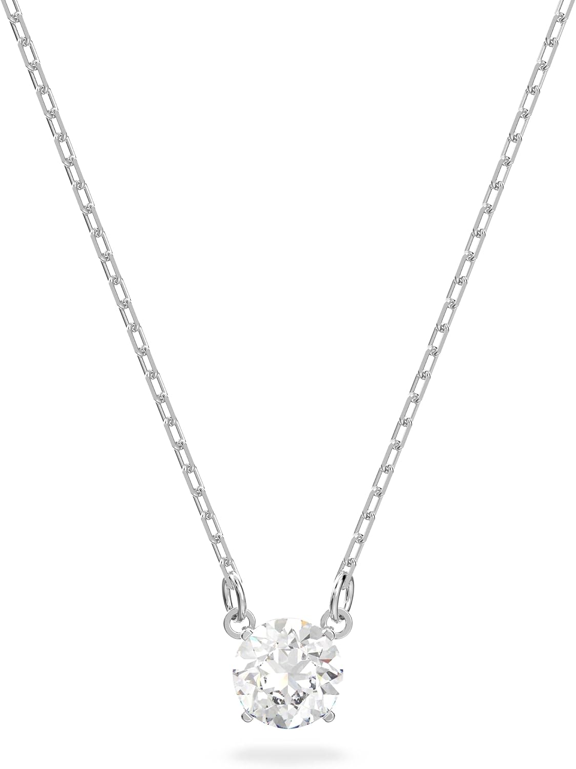 Swarovski Stilla Collection Pendant: discreet sparkle in rhodium-plated elegance