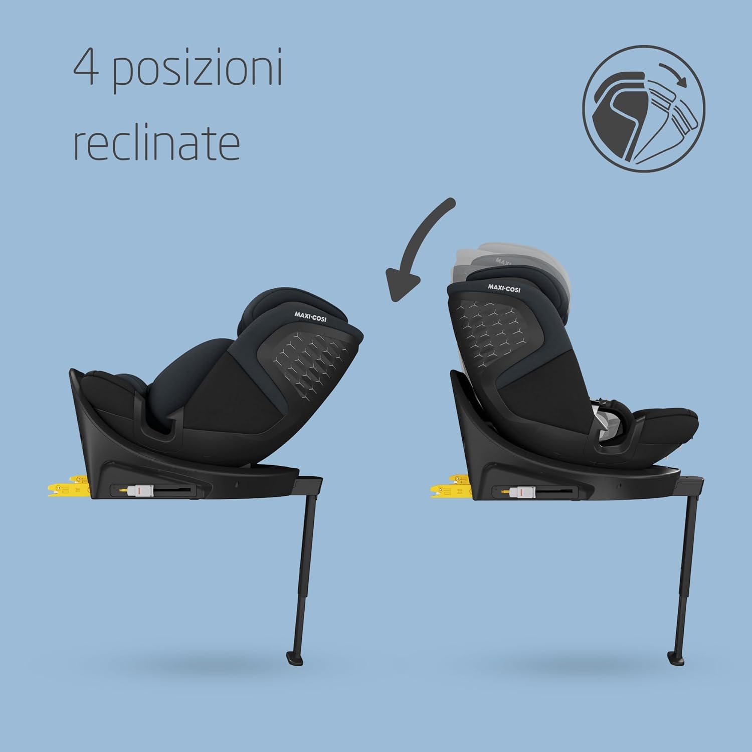 Detalle de Maxi-Cosi Emerald 360 S i-Size: seggiolino auto girevole 0-12 anni (40-150 cm) con protezione G-CELL