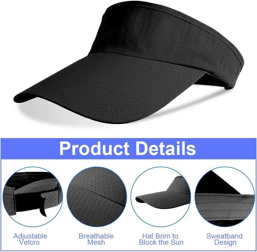 Detalle de Aomig Cappelli con Parasole: Berretto da Tennis/Golf con Visiera