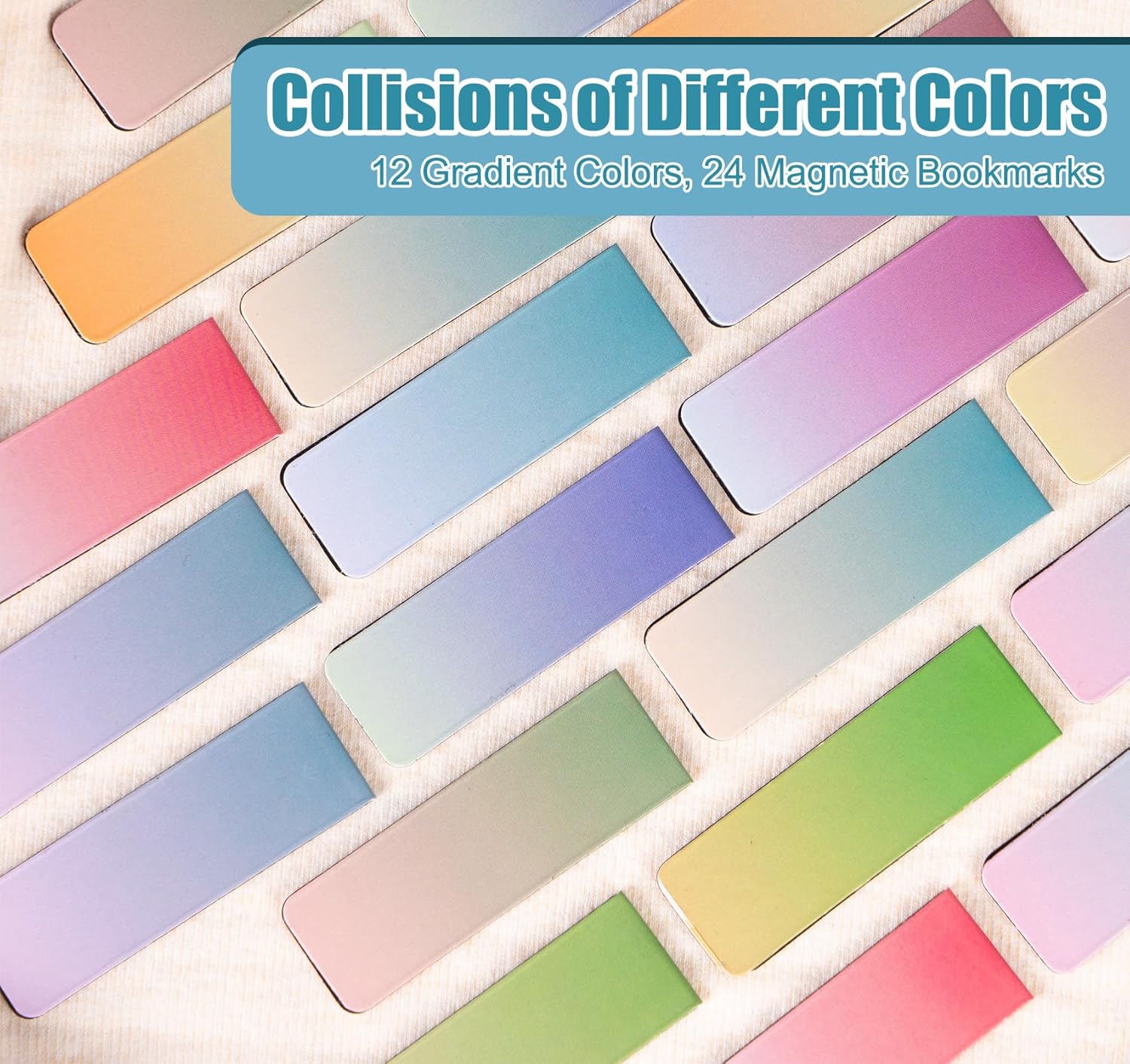 Thumbnail 3 de 24 Stück Magnetische Lesezeichen 📚