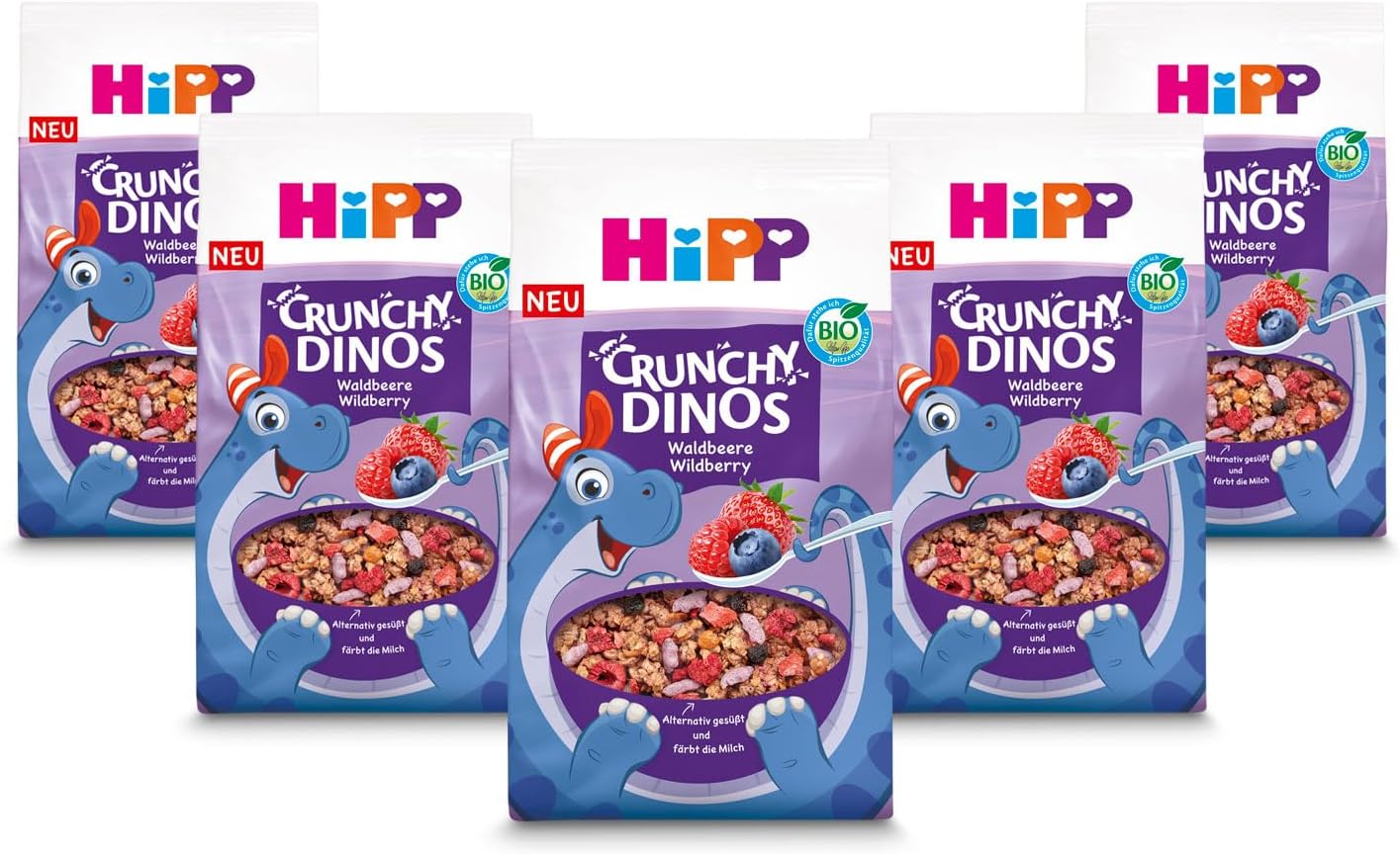 HiPP Crunchy Dinos Muesli 5x300 g 🥣