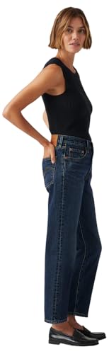 Detalle de Levi's 501 Crop Donna - Jeans stile rétro con taglio corto e comfort quotidiano (26W/26L)