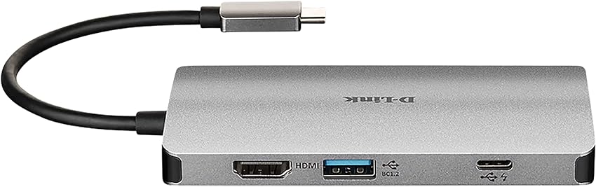 Thumbnail 2 de D-Link DUB-M810 Hub USB-C 8 en 1 con HDMI 4K y LAN Ethernet 🌐