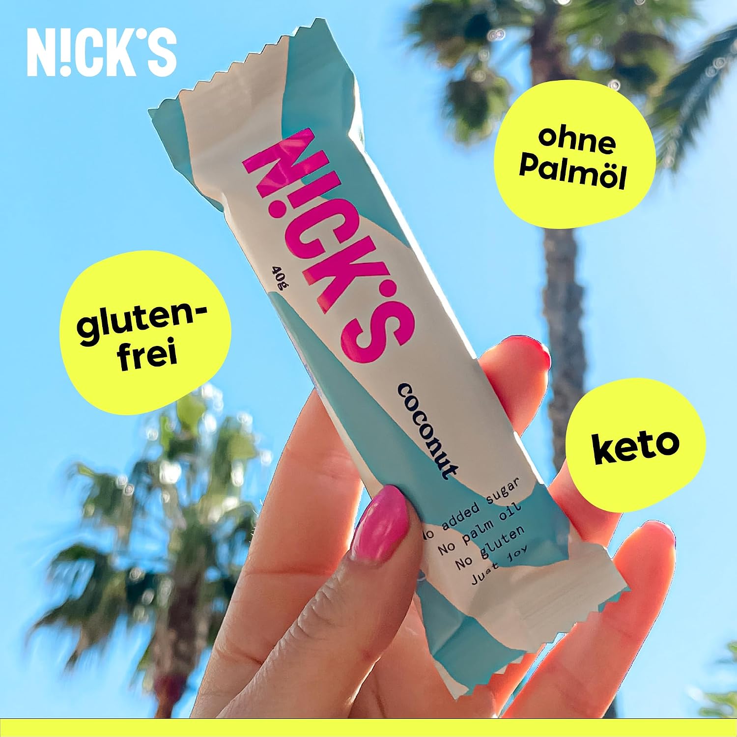 Thumbnail 3 de NICKS Keto Riegel Coconut