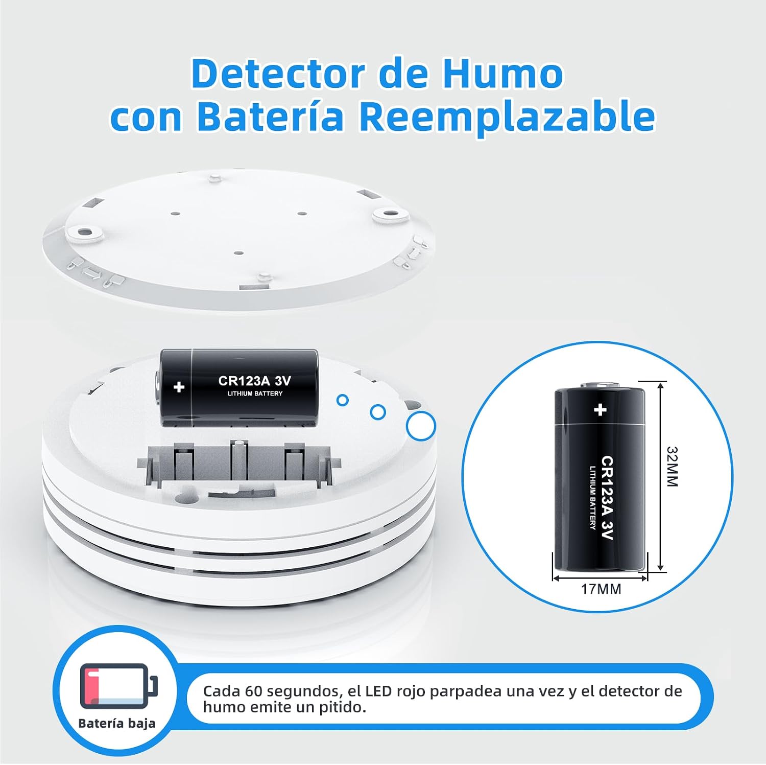 Thumbnail 5 de Detector de Humo en Red 10 años 10 unidades