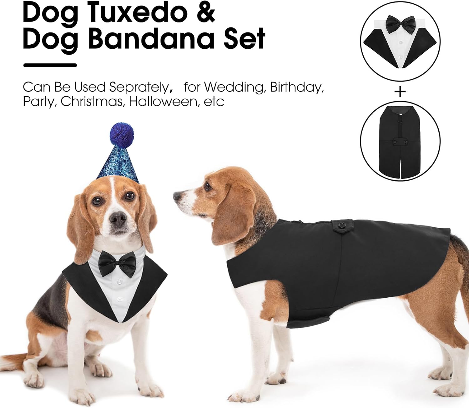 Detalle de Kuoser Dog Tuxedo, Size L