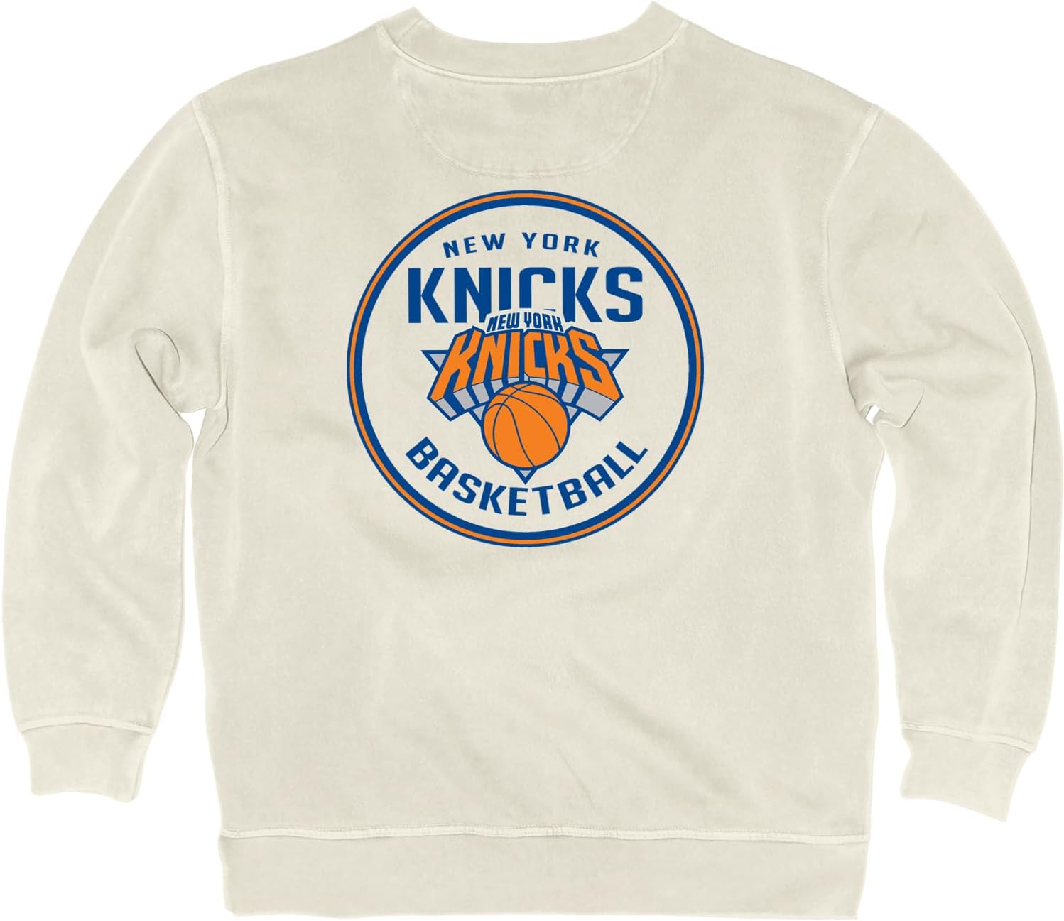 Thumbnail 4 de Blue 84 NBA Officially Licensed Crewneck Sweatshirt (New York Knicks) – Ringspun Fleece, Ivory