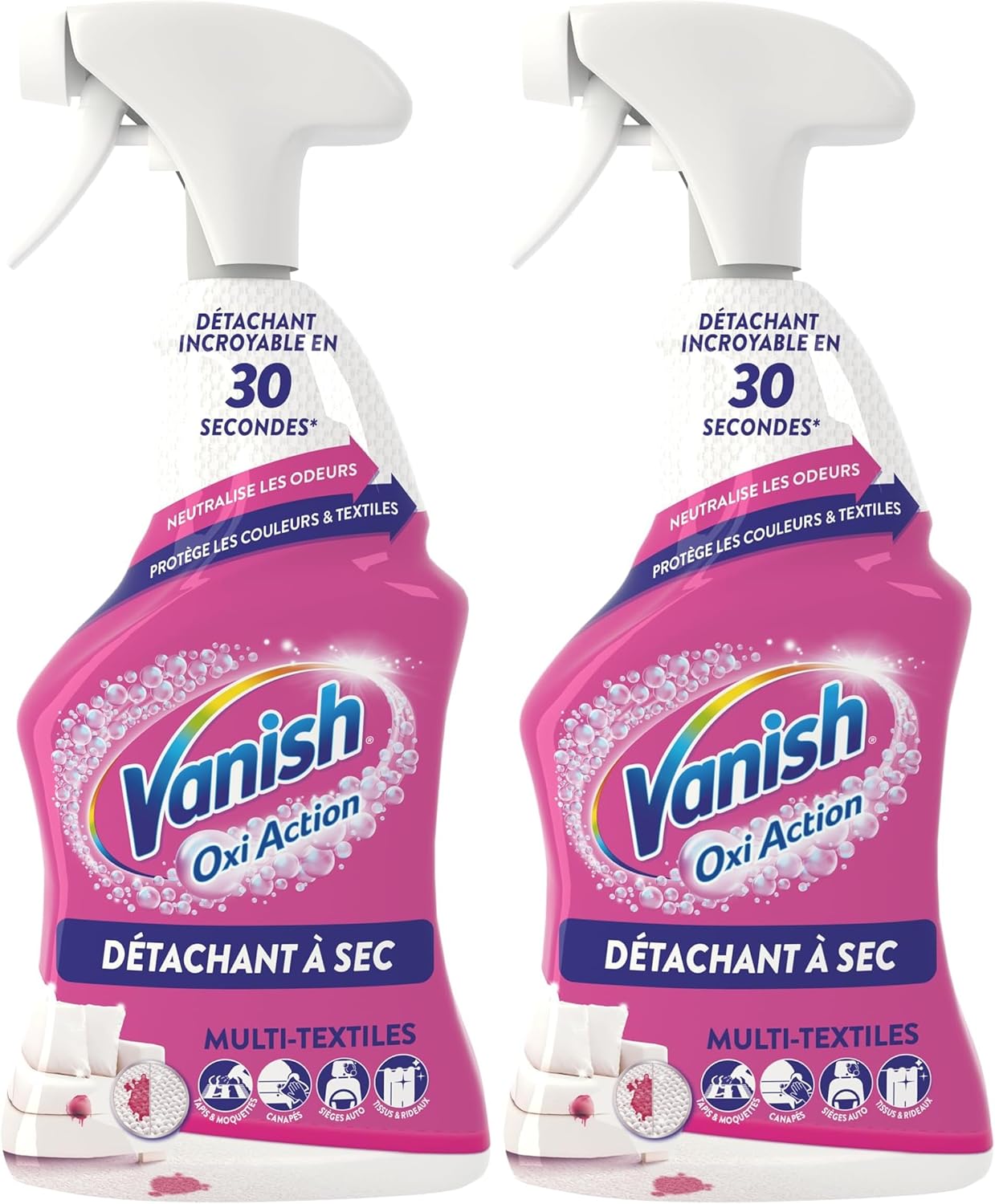 Detalle 2 de Vanish Pistolet Détachant à sec pour tapis et tissus d’ameublement – 500 ml