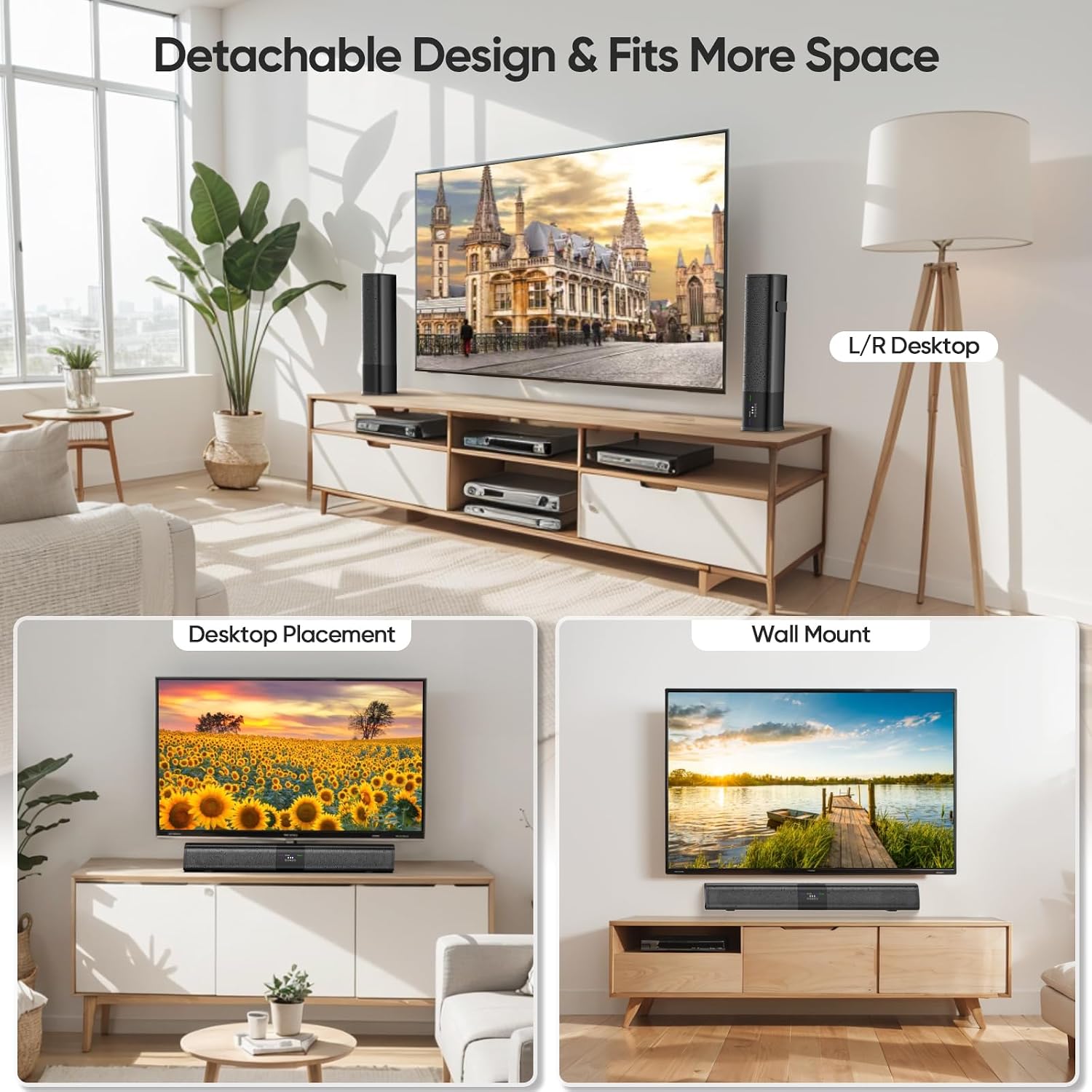 Thumbnail 3 de Saiyin 20" Sound Bar for Smart TV