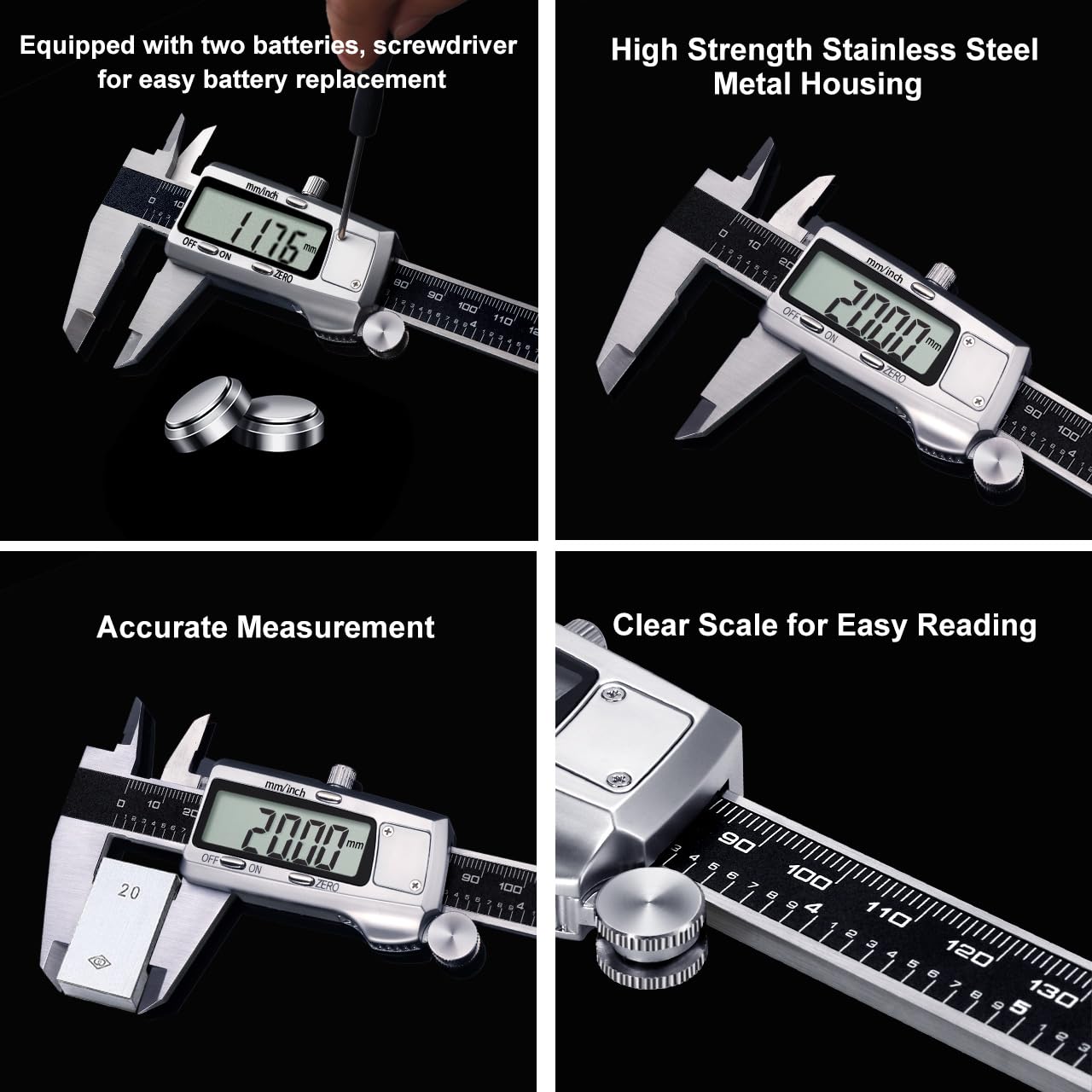 Detalle 2 de Kynup Digital Caliper 150mm electronic caliper