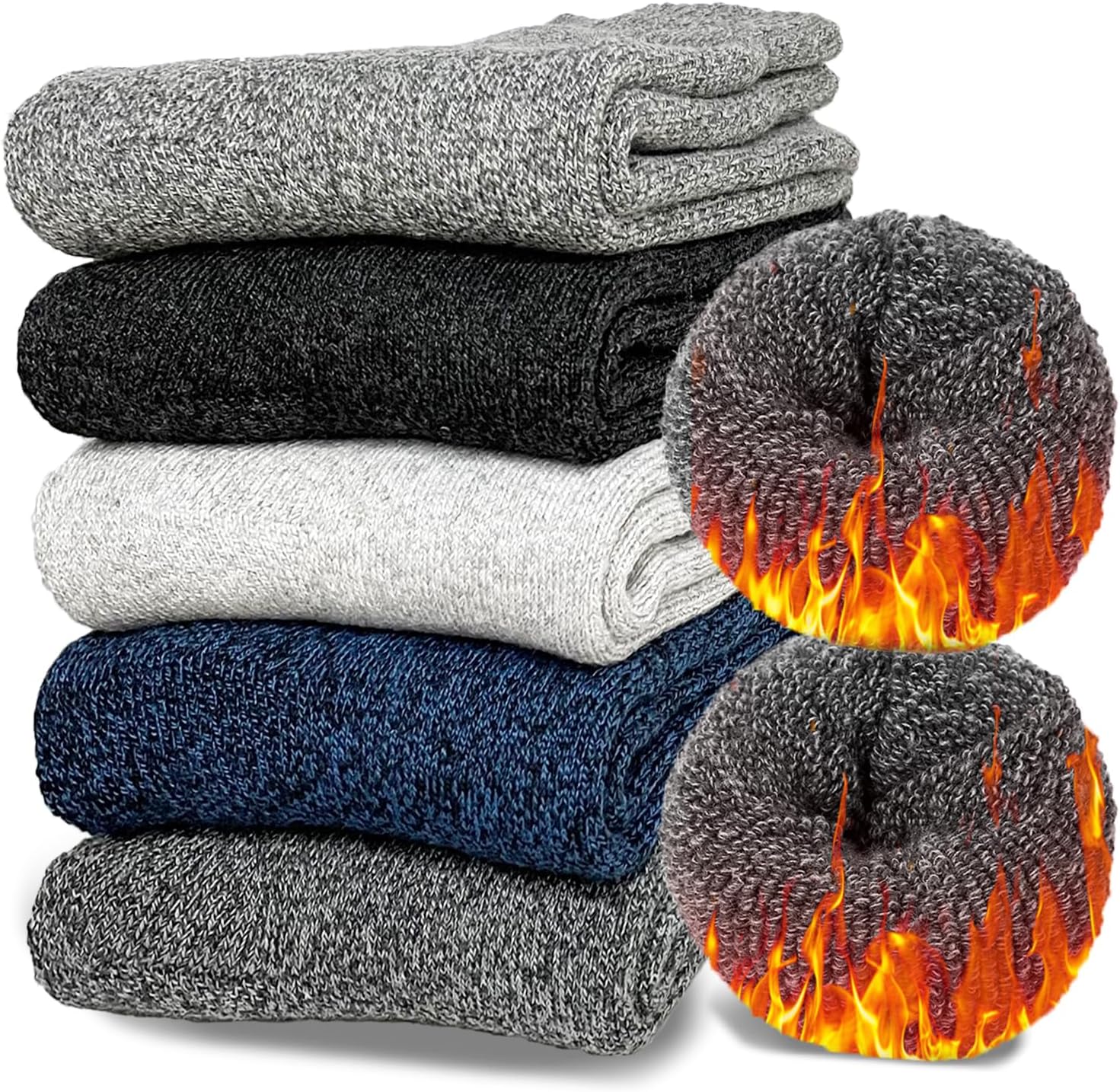 Thumbnail 6 de Josnown Thermosocken Herren 5 Paar 39-45