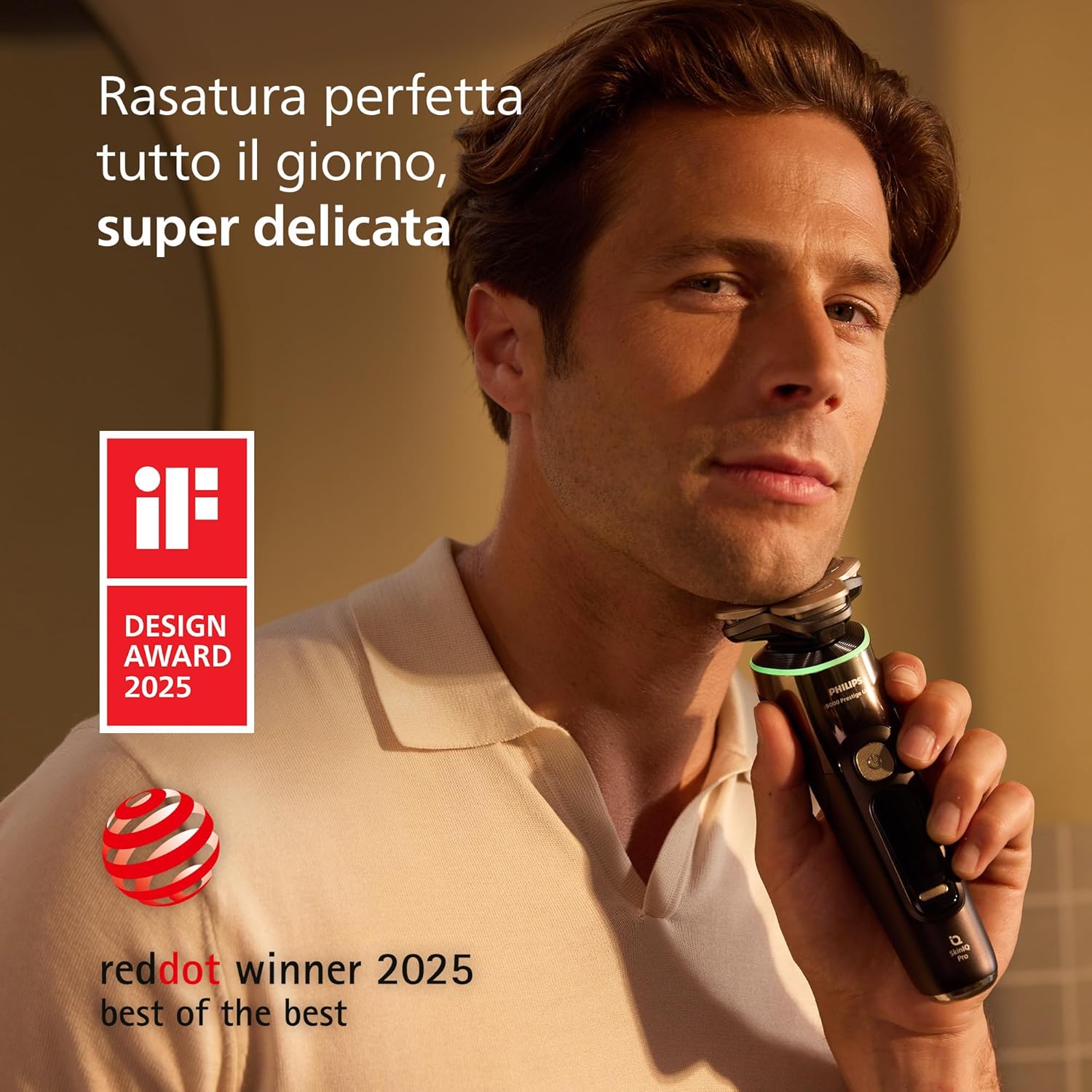Thumbnail 3 de Philips Shaver i9000 Prestige Ultra XP9405/31: rasatura personalizzata Wet & Dry con tecnologia SkinIQ Pro