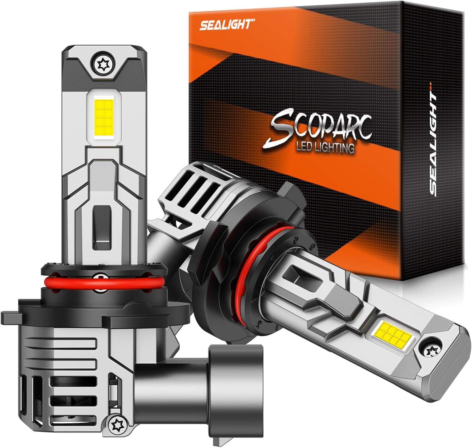 Detalle de SEALIGHT 9012 HIR2 LED, 6500K bianco freddo (confezione da 2) Plug-N-Play