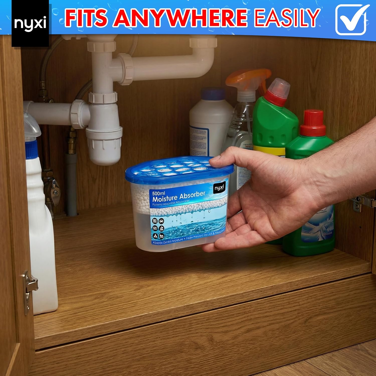 Detalle 2 de Nyxi Dehumidifier Pack 6 x 500ml for damp