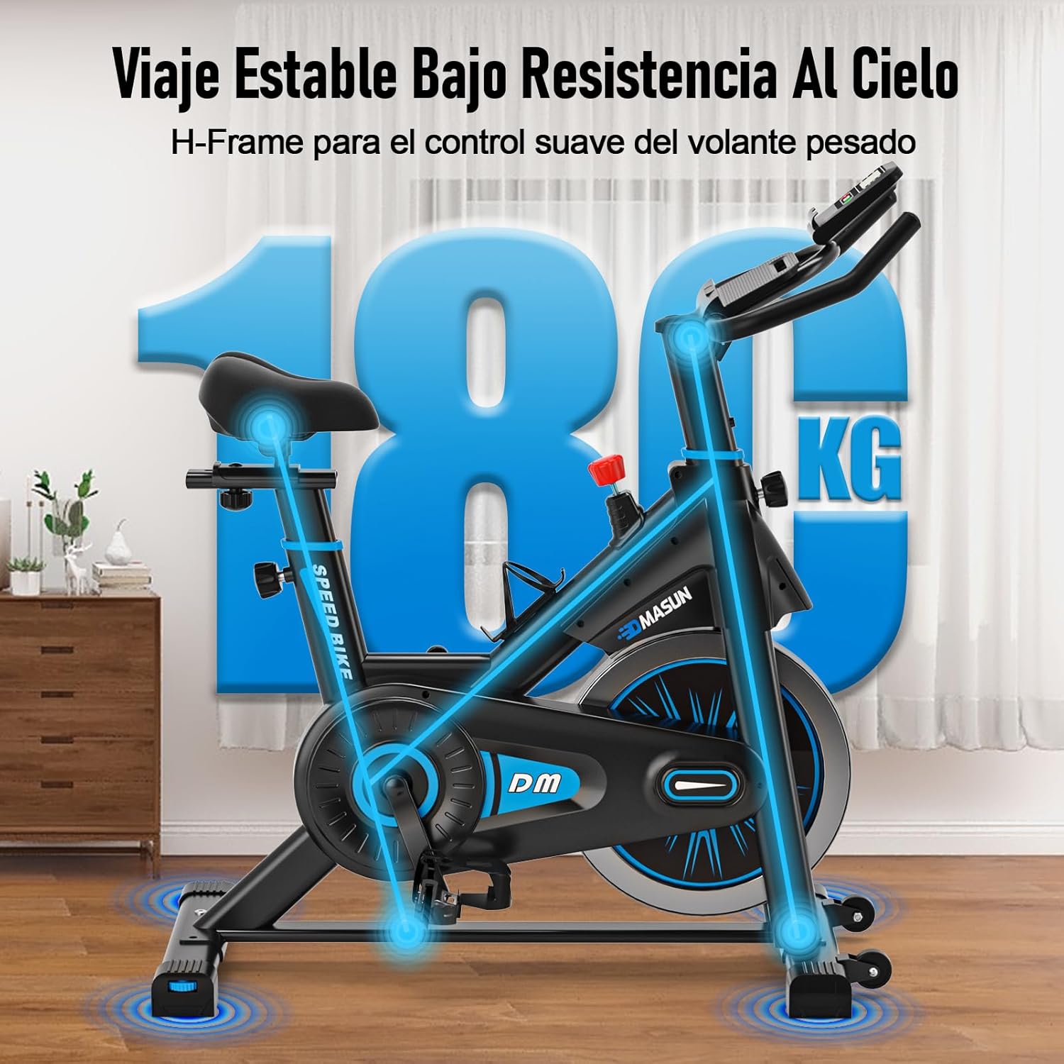 Thumbnail 2 de DMASUN Bicicleta Estática 180 kg