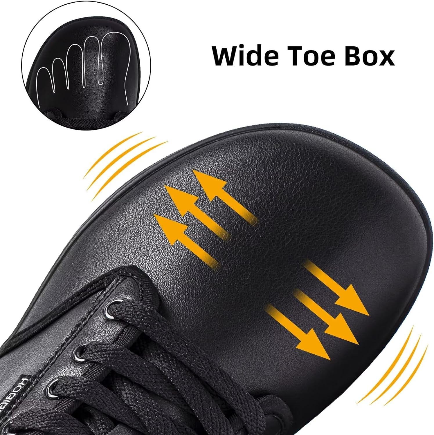 Thumbnail 1 de HOBIBEAR Barfußschuhe Unisex – Breite Zehenbox, Leder, Zero Drop