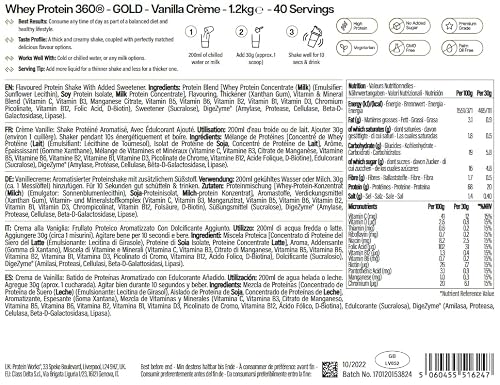 Thumbnail 7 de Protein Works Whey Protein 360 - Gold, French Vanilla, 1.2kg
