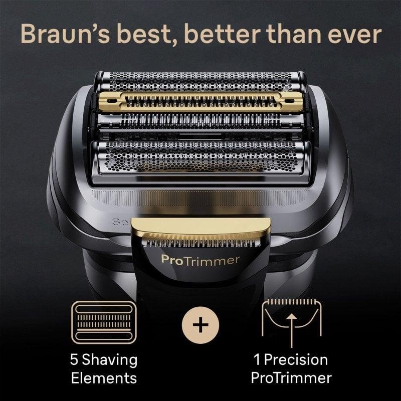 Thumbnail 1 de Braun Series 9 Pro+ 9515s afeitadora inalámbrica negra para afeitado apurado en seco y mojado