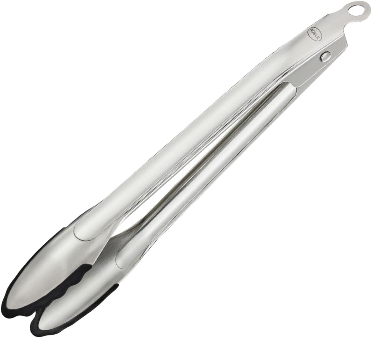 Detalle de RÖSLE siliconen keukentang van 18/10 roestvrij staal, 23 cm