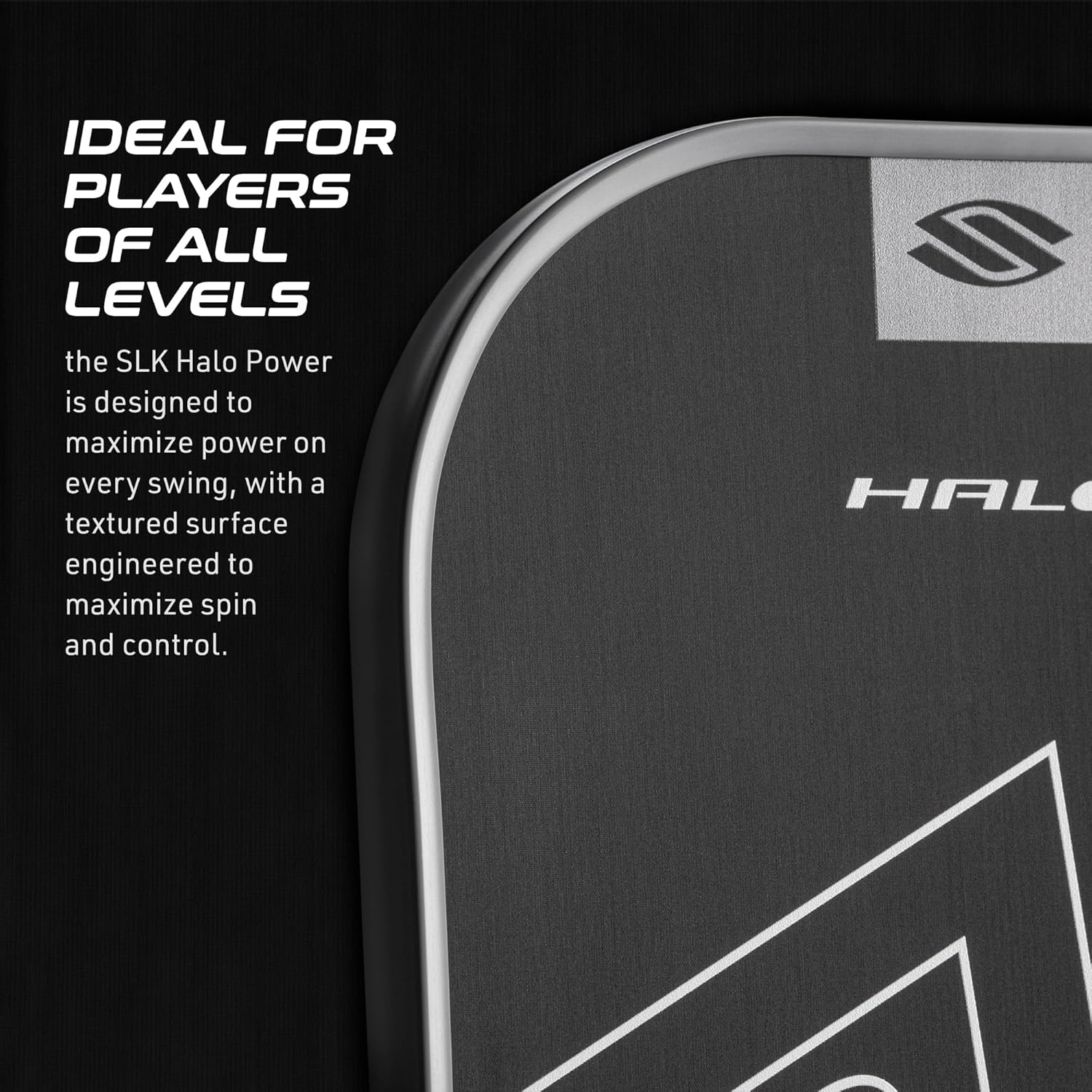 Detalle de Selkirk Sport SLK Halo Raw Carbon Fiber Pickleball Paddle