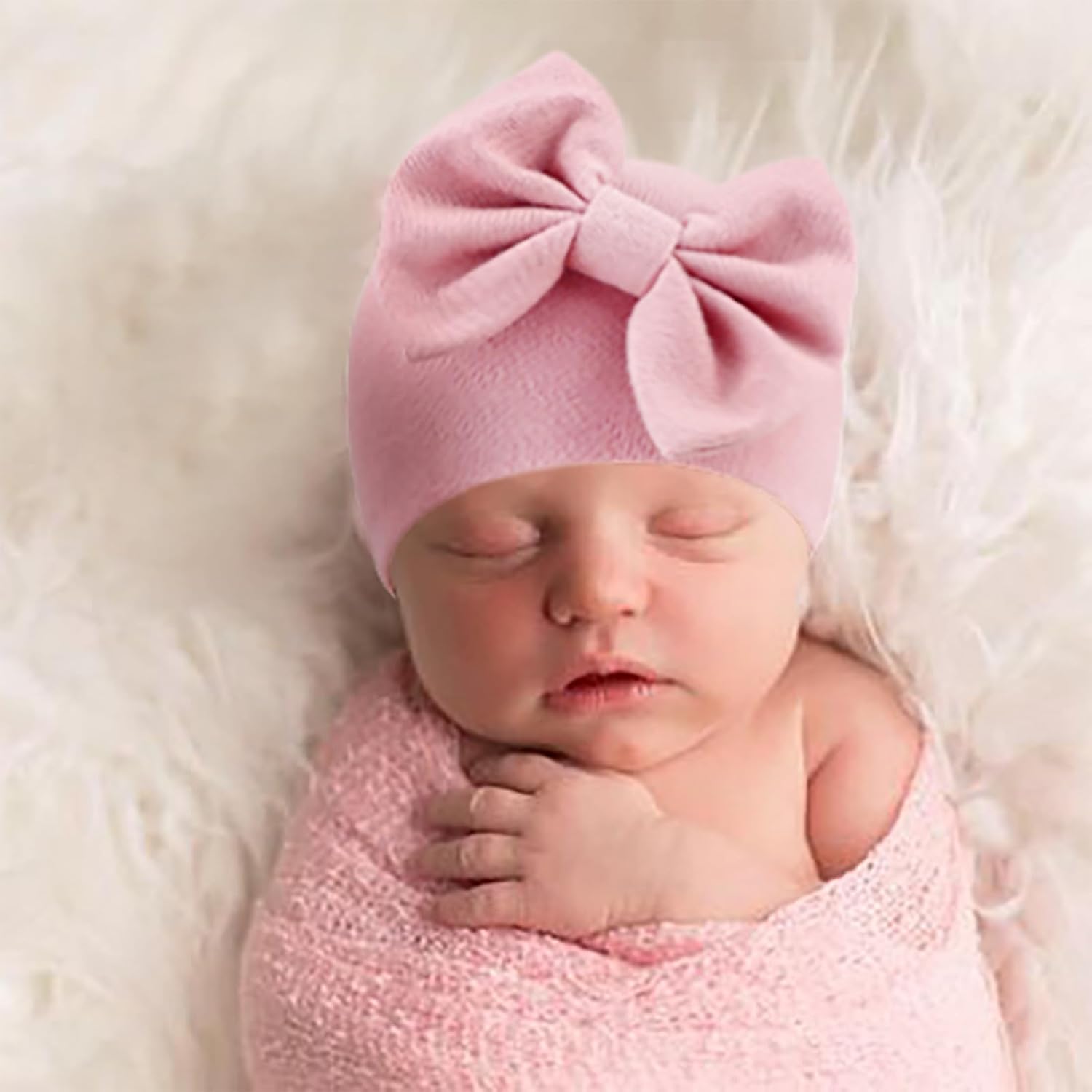 Thumbnail 2 de DRESHOW Newborn Baby Hats 5-Pack Beanies