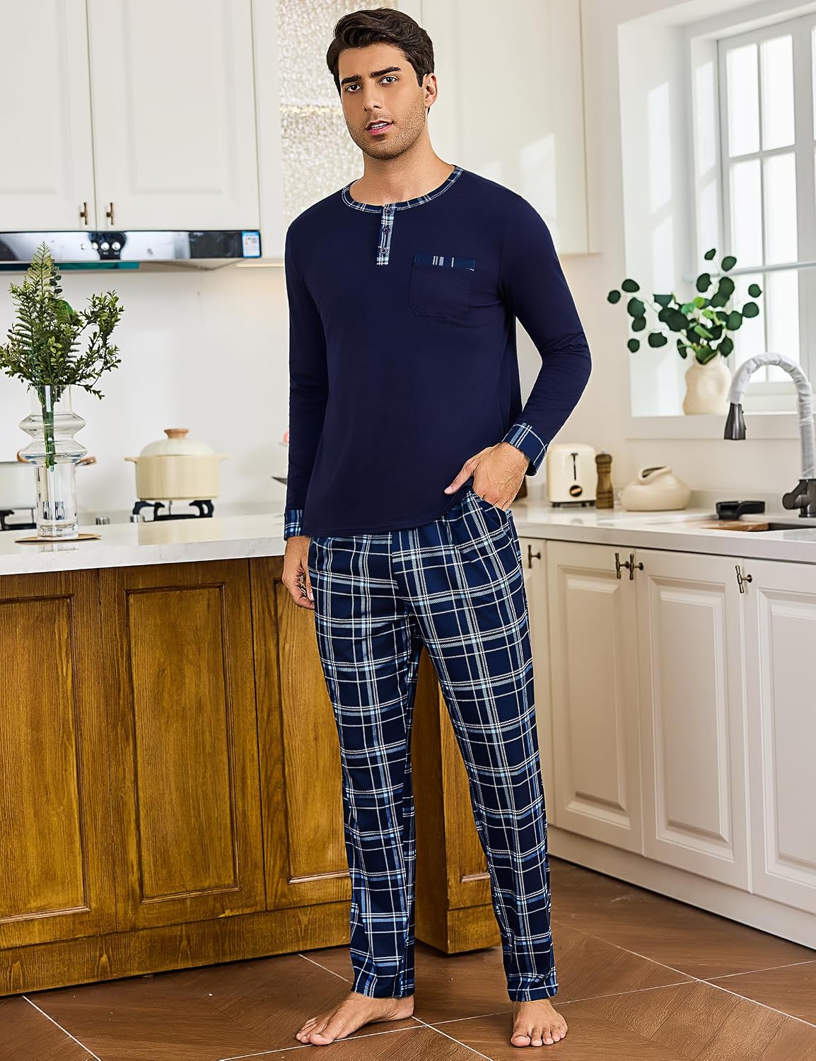 Detalle 2 de Litherday pyjama coton hiver homme