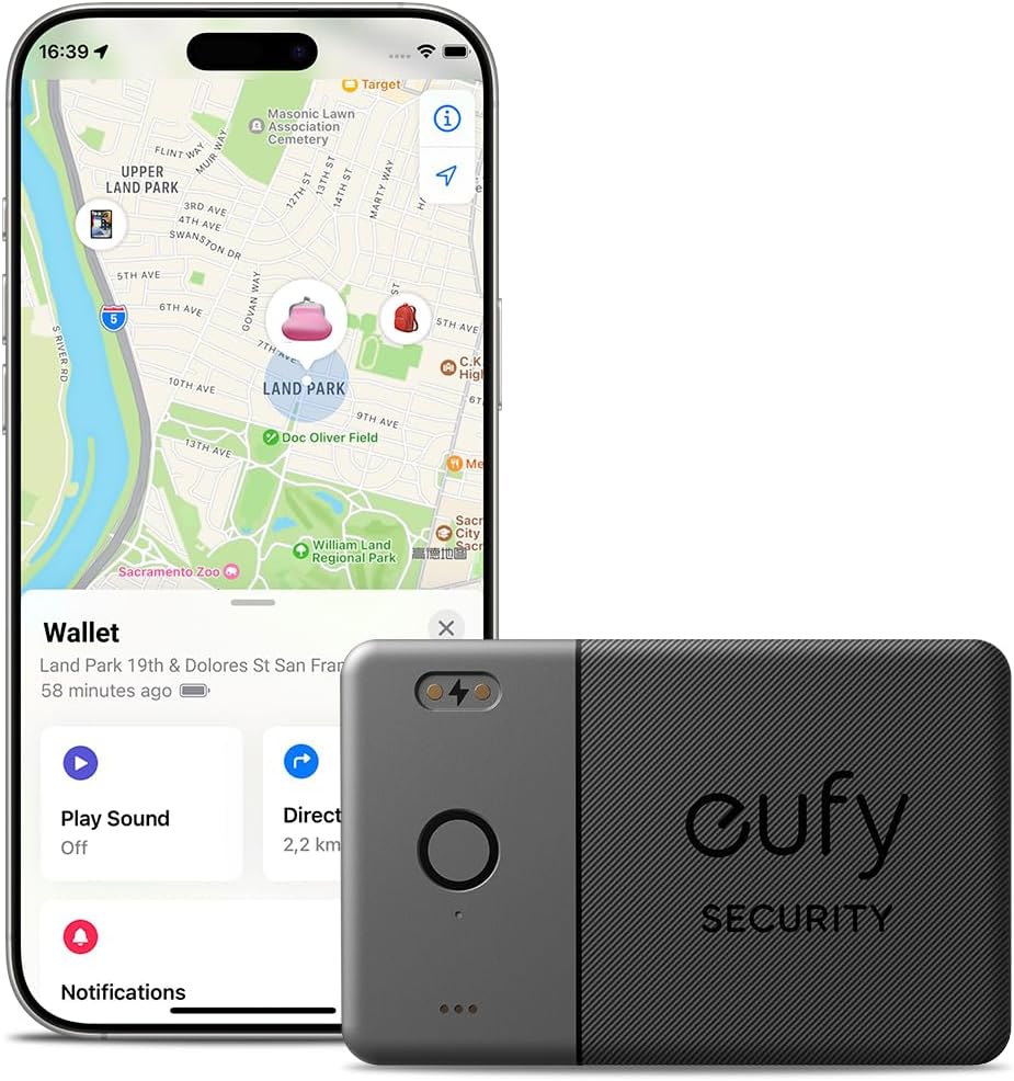 Thumbnail 1 de eufy Security SmartTrack E30 👜📱 Recargable, Resistente, iOS