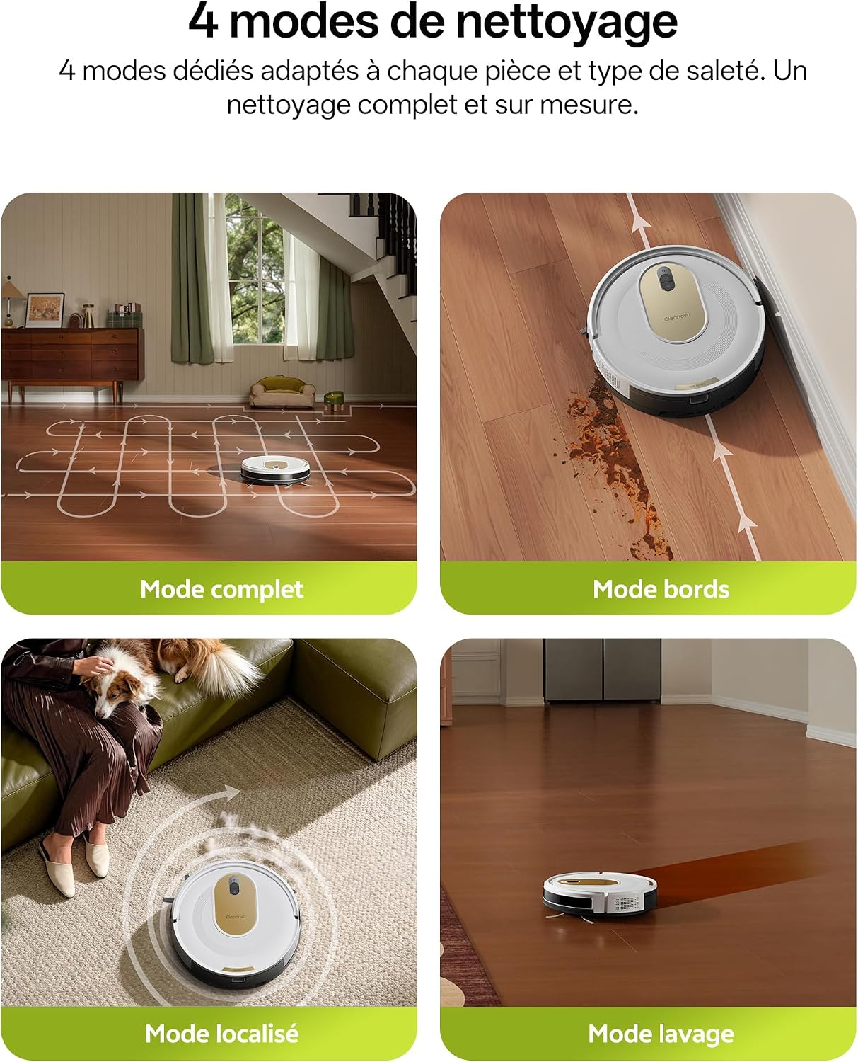 Thumbnail 6 de Vexilar W8 : Robot Aspirateur Laveur 5000Pa, Compact et Intelligent pour Petits Espaces