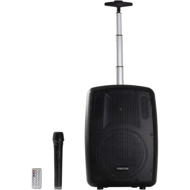 Detalle de Fonestar AMPLY-T Altavoz Bluetooth 100W Negro: potencia portátil con karaoke y radio FM