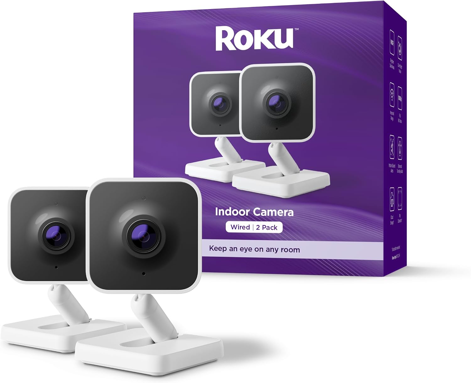 Detalle de Roku Indoor Camera 2-Pack