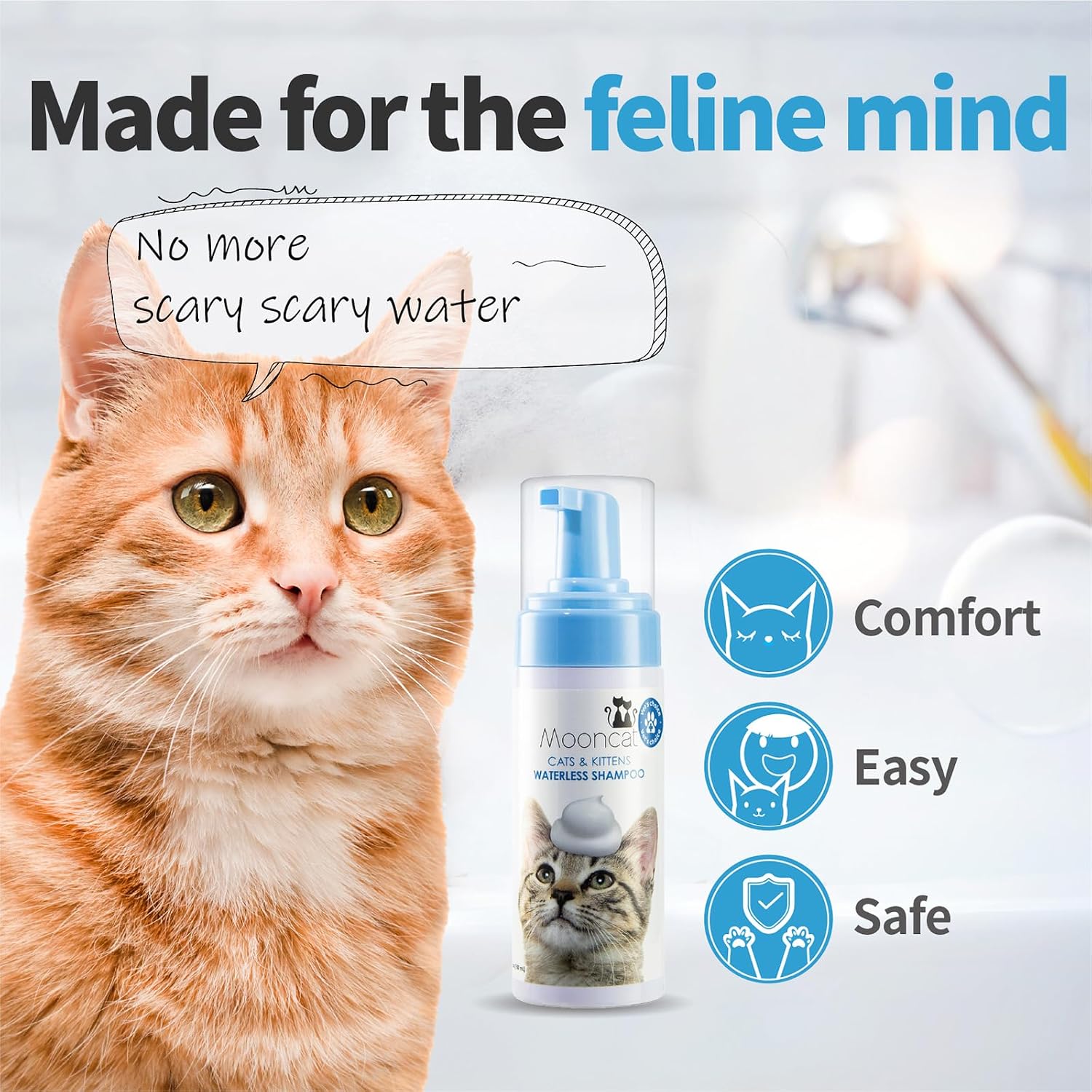 Detalle de Mooncat Cat Shampoo for Short-Haired Cats