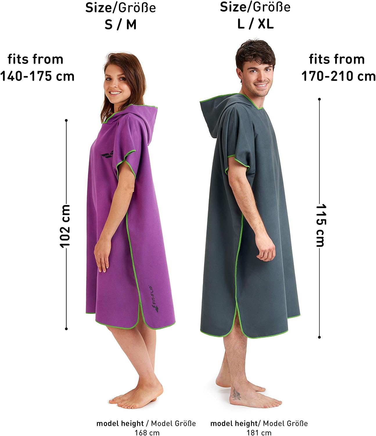 Thumbnail 2 de Fit-Flip Poncho de bain microfibre 440 g