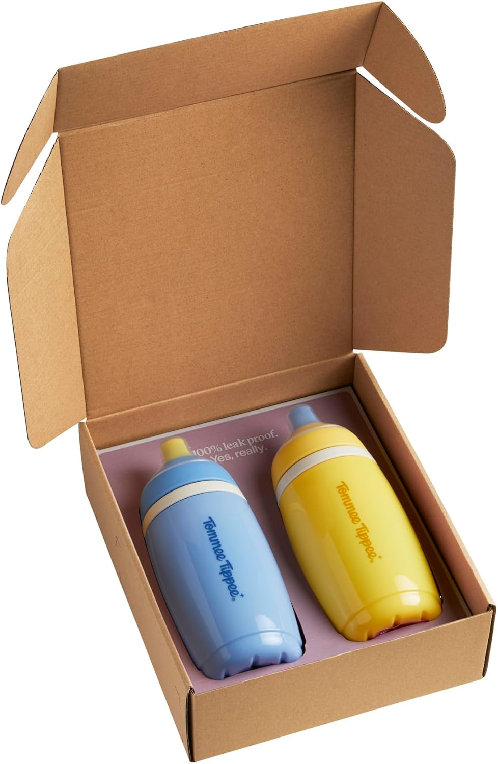 Thumbnail 1 de Tommee Tippee Borraccia Termica con Beccuccio Fle ssibile 266 ml – set da 2, anti-goccia, azzurro/giallo