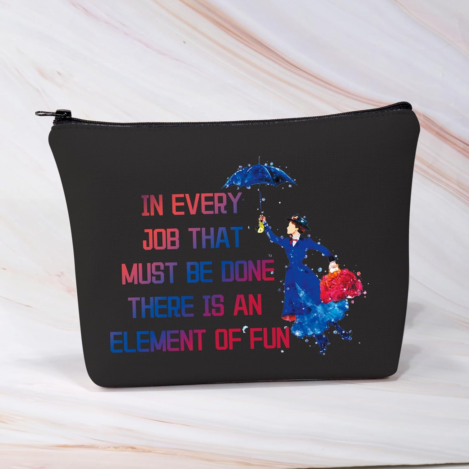 Thumbnail 4 de PLITI Mary Umbrella Makeup Bag: a functional vanity with a witty note