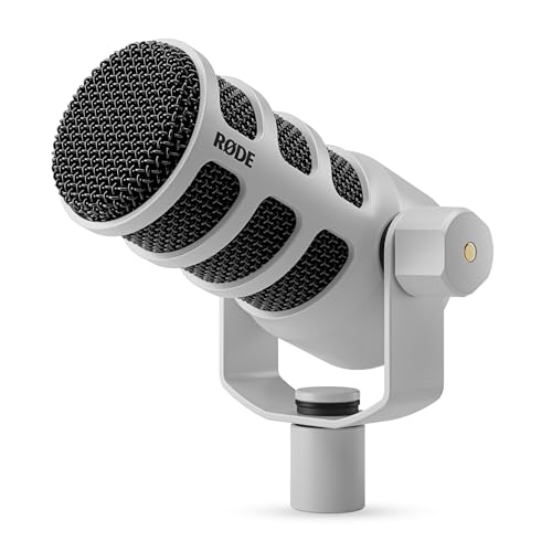 Detalle de RØDE PodMic USB: microfono da podcasting ibrido XLR/USB-C (Bianco)