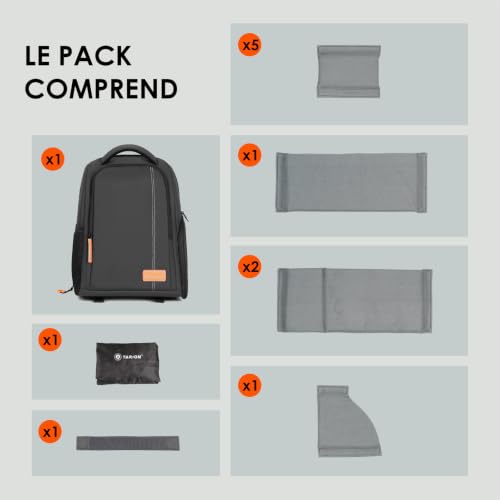 Thumbnail 7 de TARION Sac à Dos pour Appareil Photo 15L – léger, modulable et prêt pour la rue