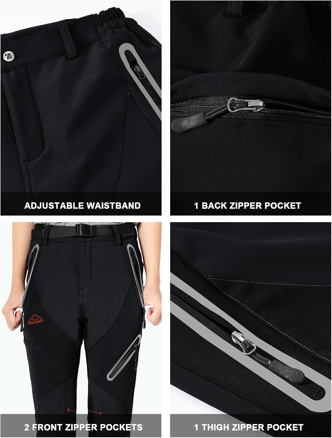 Thumbnail 4 de Rdruko Women's Snow Pants Waterproof Insulated