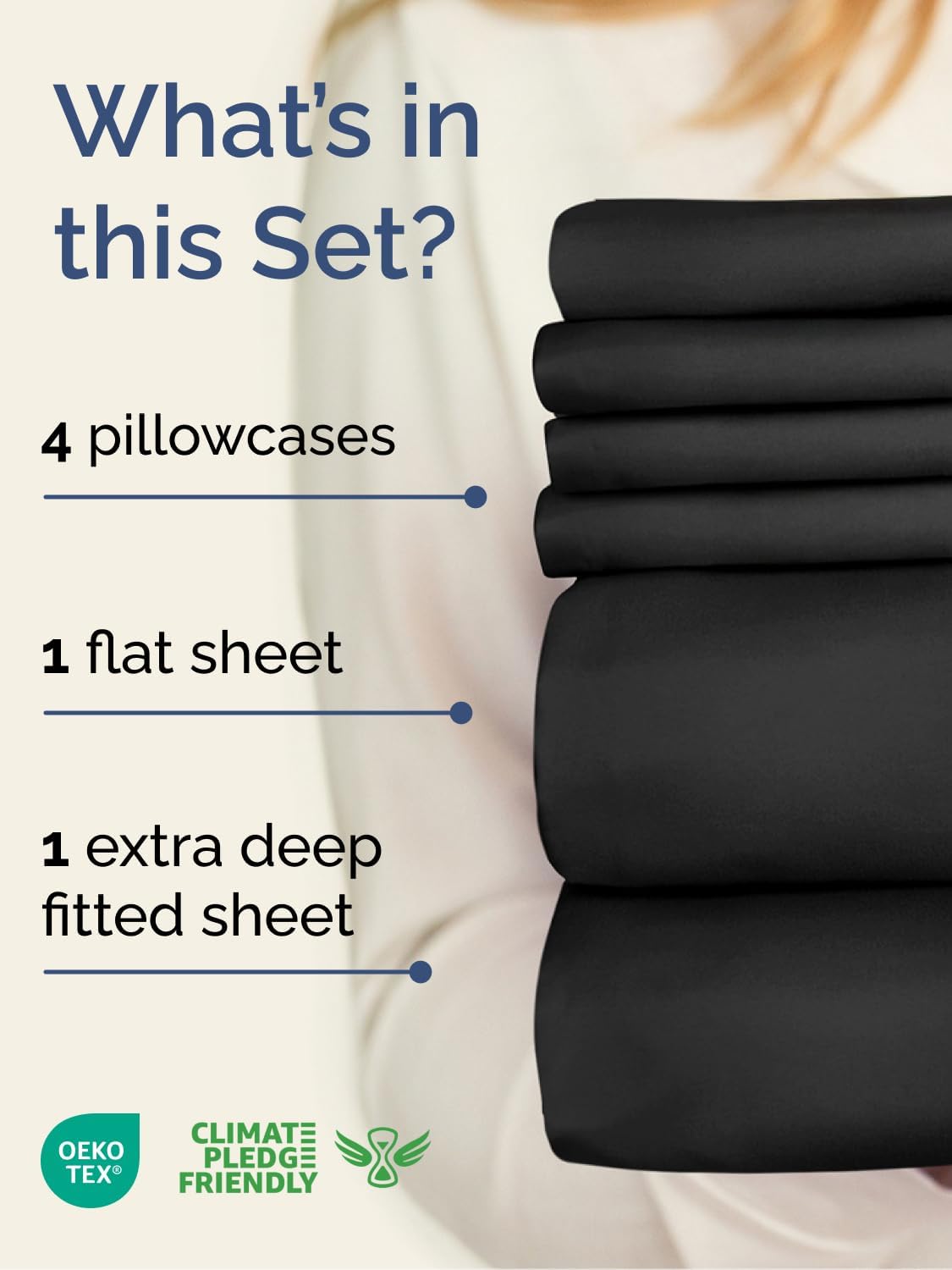 Thumbnail 1 de CGK Unlimited King Extra Deep Sheet Set