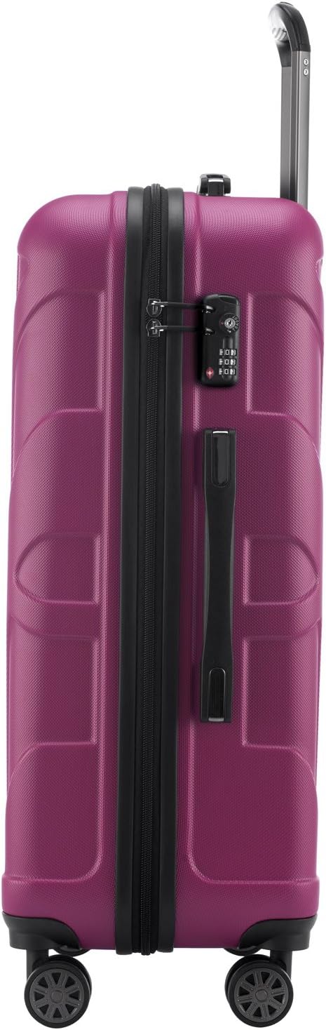 Thumbnail 3 de SUITLINE Valigia rigida 66 cm TSA Rosa, ABS opaco 58 L
