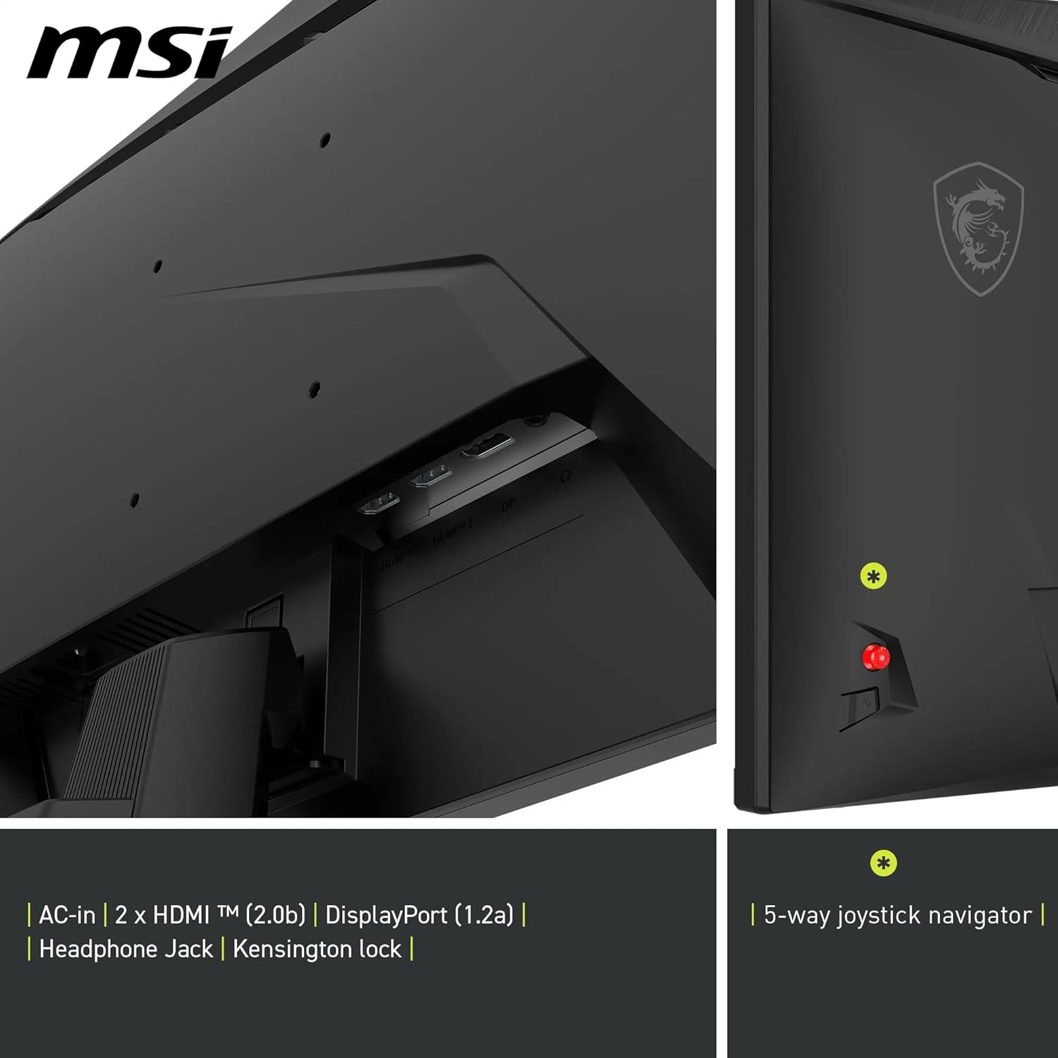 Detalle 2 de MSI MAG 272F X24 27-Inch Gaming Monitor review: 1080p, 240Hz Rapid IPS