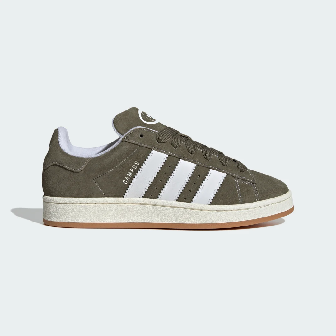 Detalle de Zapatilla Campus 00s de Adidas: estilo clásico para el día a día en verde