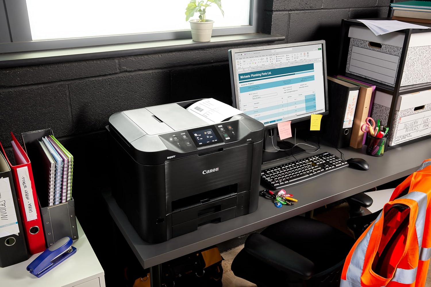 Thumbnail 4 de Canon MAXIFY MB5150 Farbtintenstrahl – Multifunktionsdrucker (DIN A4, 4-in-1, WLAN, Bluetooth) in Schwarz