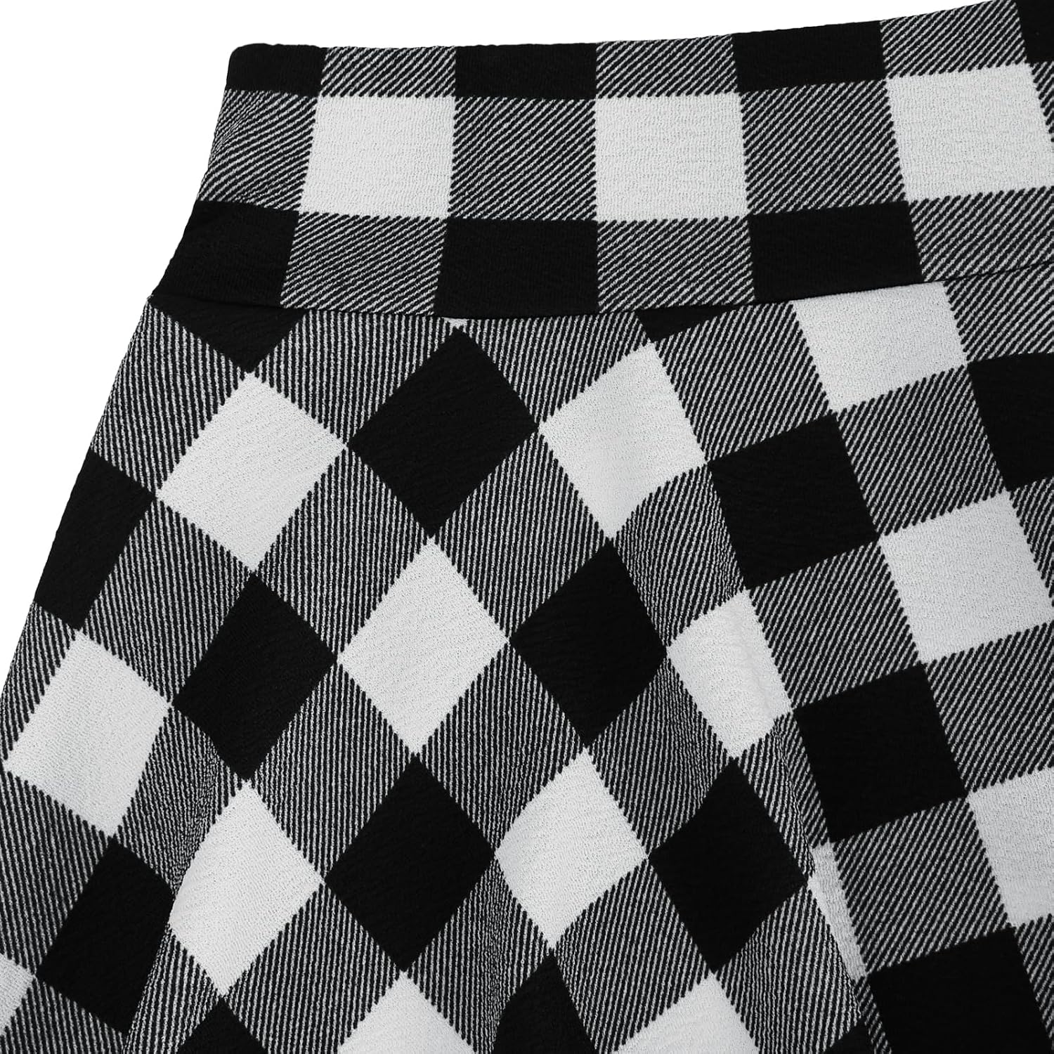 Thumbnail 4 de DJT Basic Solid Mini-Skaterrock für Mädchen mit integrierten Shorts und elastischem Bund