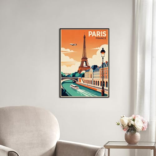 Thumbnail 7 de JICFDAO 5D Diamond Painting Paris 30x40cm – Tour Eiffel, kit complet pour débutants