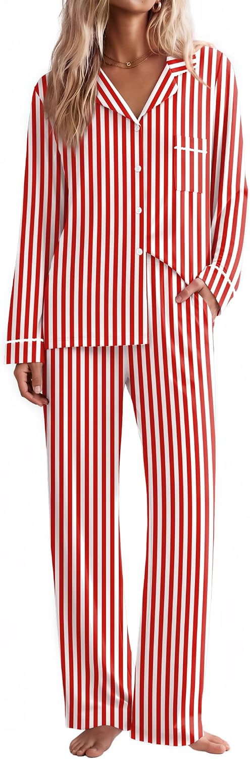 Thumbnail 6 de Ekouaer Women's Pajama Set, Long Sleeve