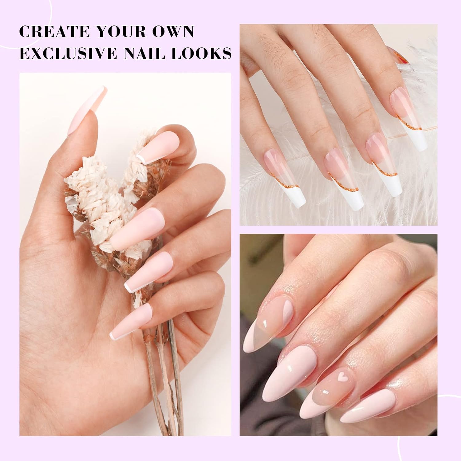 Thumbnail 4 de Saviland Silicone French Tip Nail Stamper Set