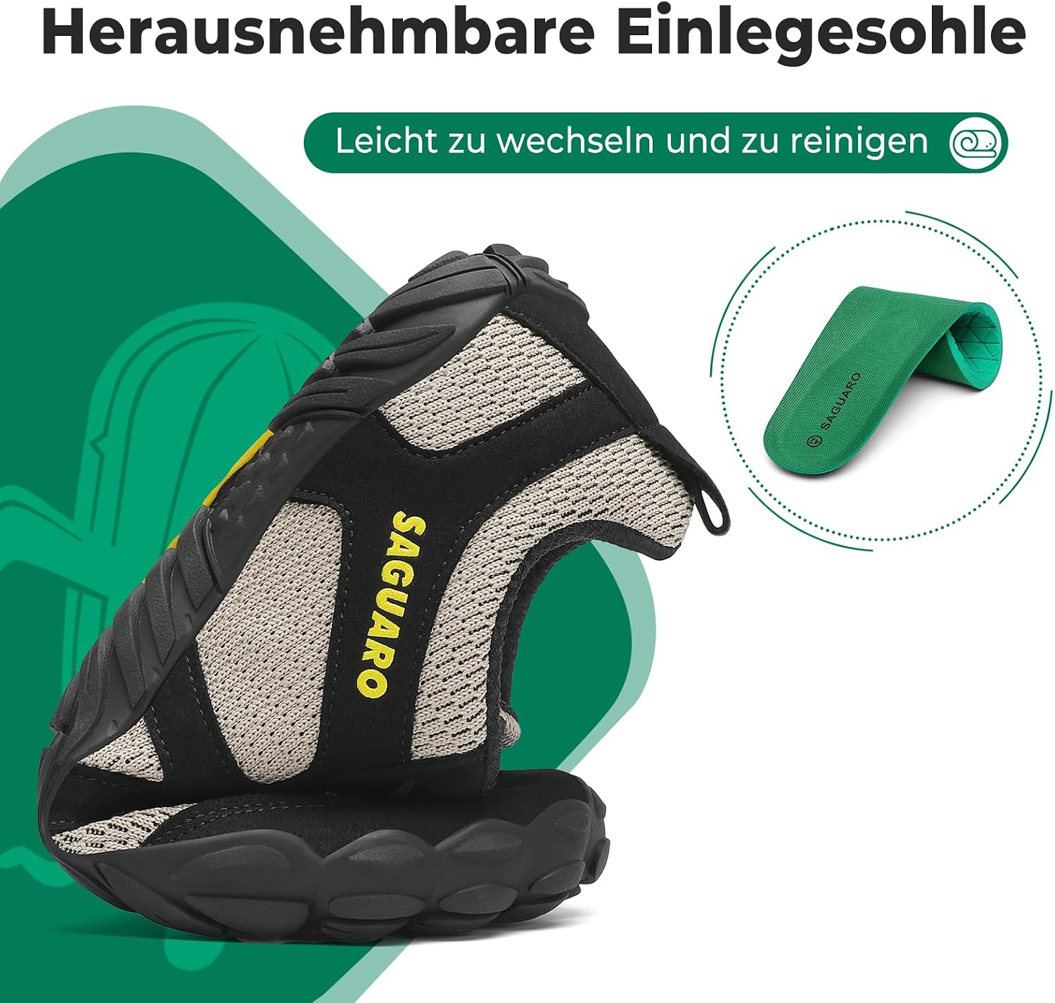 Detalle de SAGUARO Barfußschuhe mit Zero-Drop für 36-48