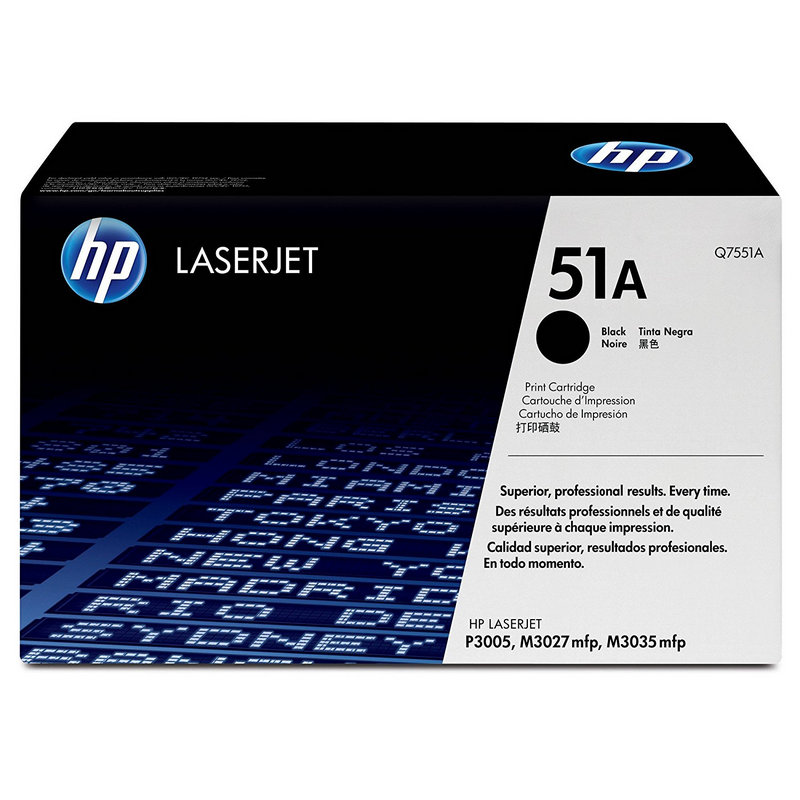 Detalle de HP 51A Tóner Original LaserJet Negro (Q7551A) – ficha de compra