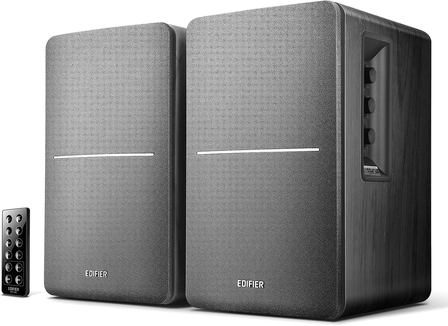 Detalle 2 de Edifier R1280DB: Diffusori da Scaffale Bluetooth con Ingressi Digitali e Controllo Remoto