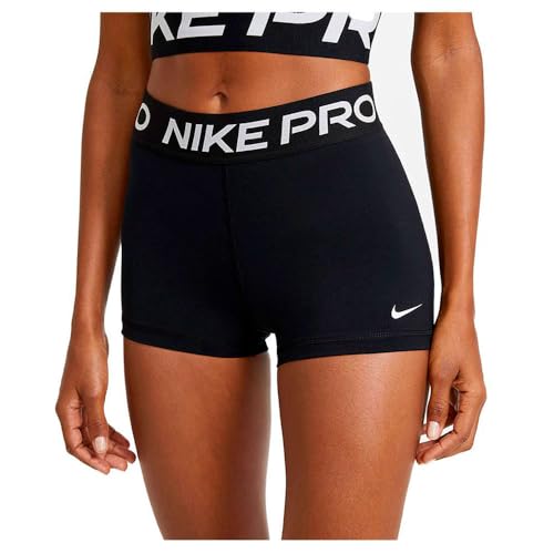 Thumbnail 1 de Nike mujer shorts Regular Fit Black/White (talla L) con cintura elástica transpirable